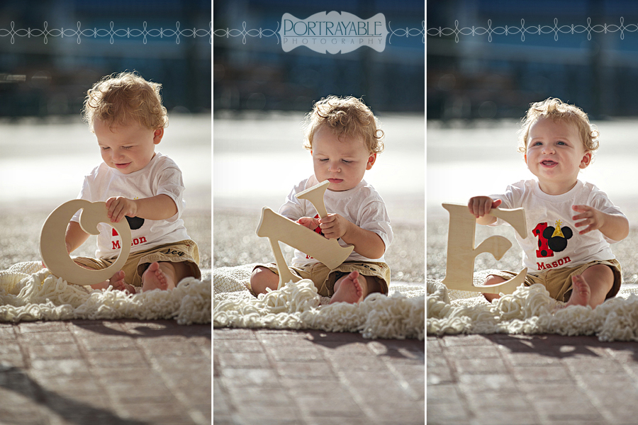 one year old portraits at disney