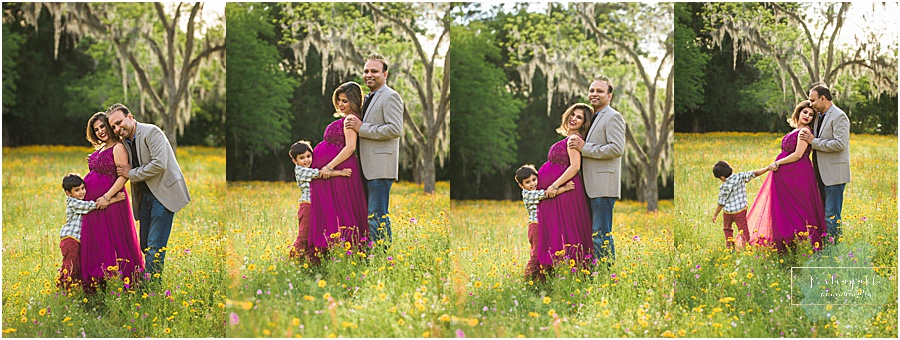 Orlando-maternity-session-in-flowers
