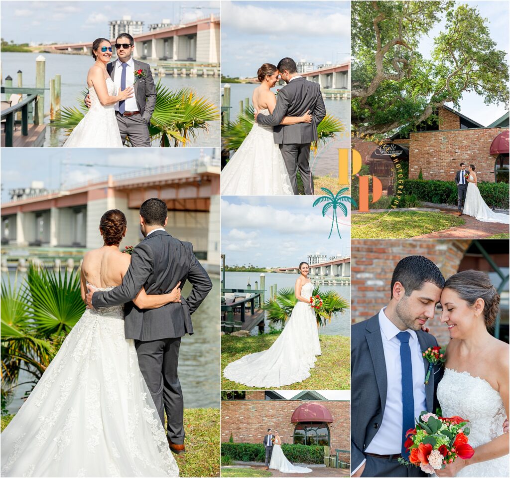Groom reacts with emotion during first look in New Smyrna Beach