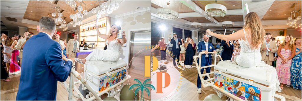 Fun Wedding Photographer in Central Florida | Icona Diamond Beach Wedding