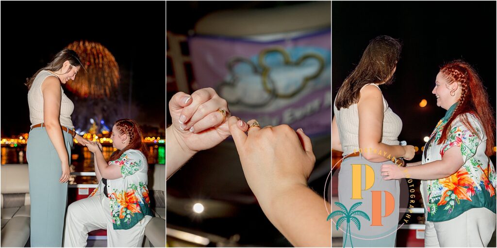 Disney Fireworks Cruise proposal Orlando FL