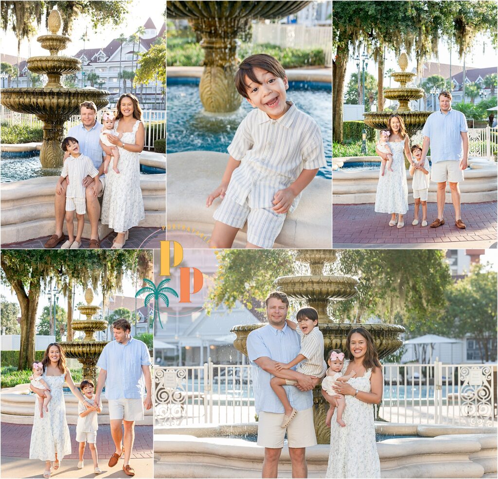 Disney family portraits Grand Floridian Resort Orlando FL