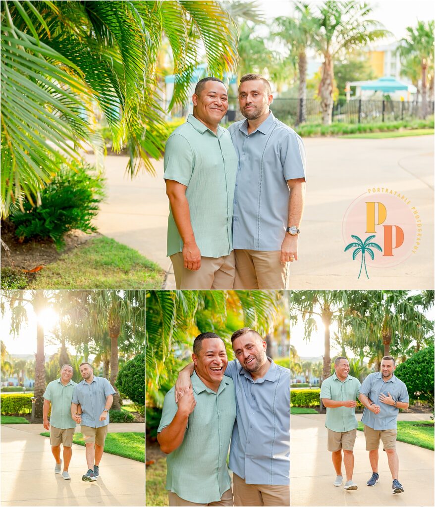Tropical family portraits Margaritaville Resort Orlando FL