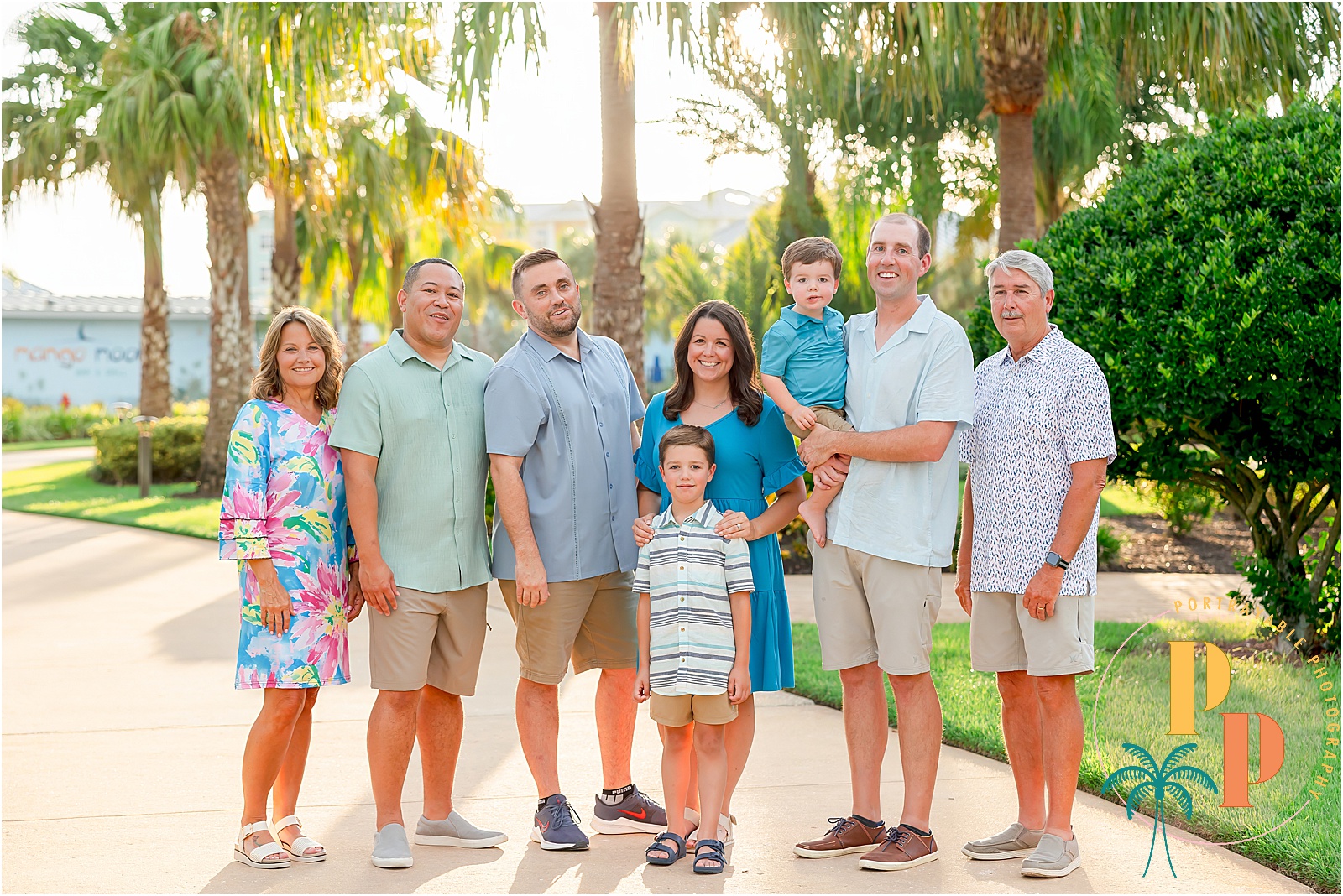 Family portrait session Margaritaville Resort Orlando FL