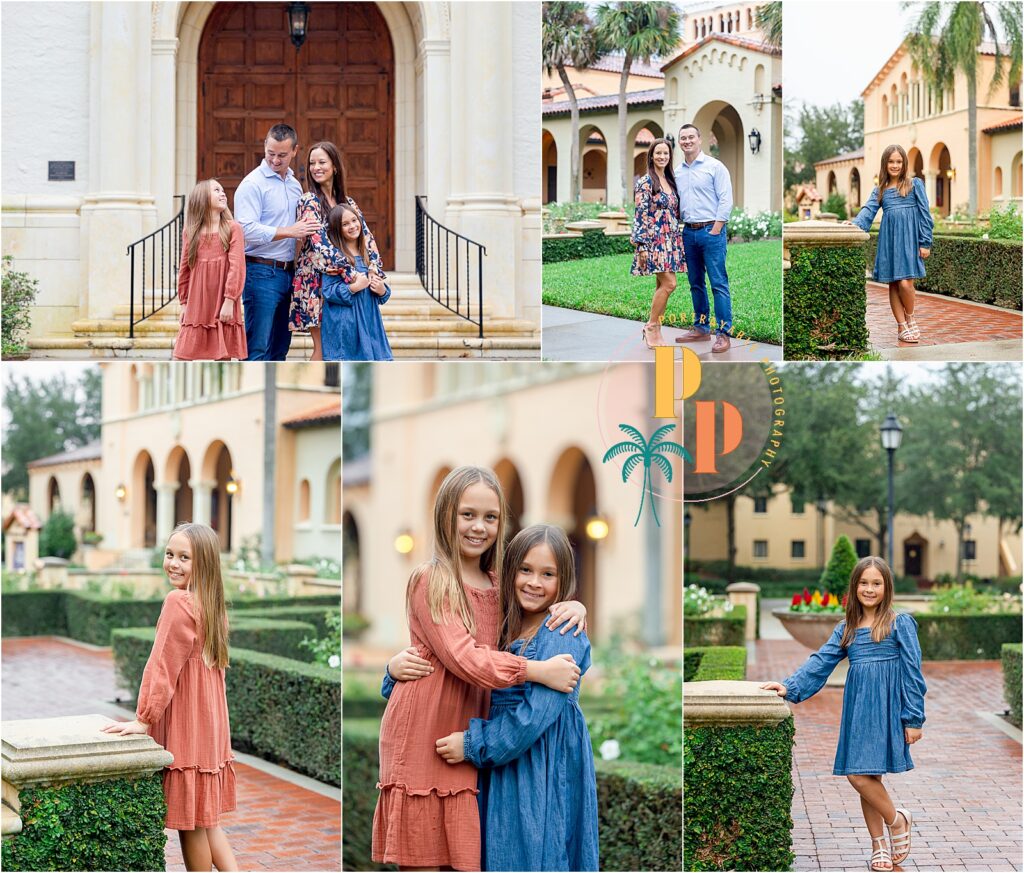 Family photoshoot in beautiful garden setting celebration fl