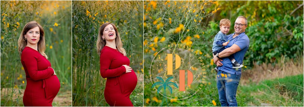 Maternity photoshoot in a natural setting Maternity Photography in Orlando