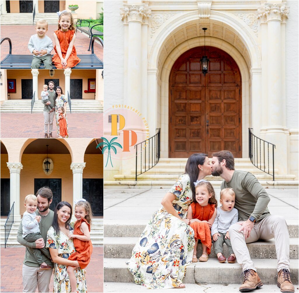 Family enjoying a joyful moment together during their photoshoot